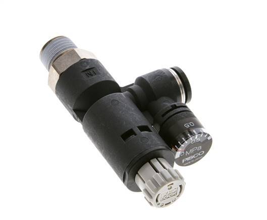 Pneumatische Drukregelaar 8mm - R1/4'' met manometer