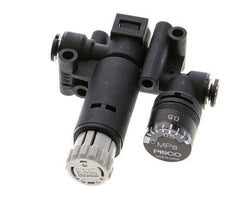 Pneumatische Drukregelaar 4mm met manometer