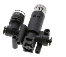 Pneumatische Drukregelaar 4mm met manometer