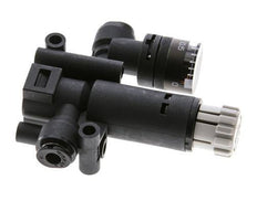 Pneumatische Drukregelaar 4mm met manometer