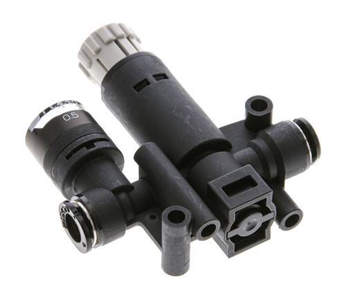 Pneumatische Drukregelaar 6mm met manometer