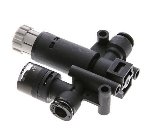 Pneumatische Drukregelaar 6mm met manometer