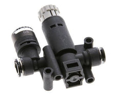 Pneumatische Drukregelaar 6mm met manometer