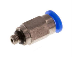 3mm x M 3 Staal/POM Insteekfitting Buitendraad Compact Ontwerp NBR [2 Stuks]