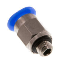 4mm x M 5 Messing/POM Insteekfitting buitendraad Compact Ontwerp NBR [5 Stuks]