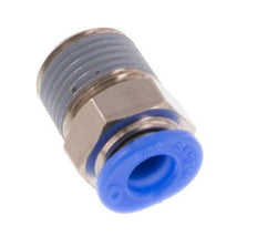 4mm x R1/8'' Push-in Fitting with Male Threads Brass/POM NBR Compact Design [5 Pieces]
