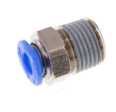 4mm x R1/8'' Messing/POM Insteekfitting buitendraad Compact Ontwerp NBR [5 Stuks]