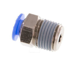 4mm x R1/8'' Messing/POM Insteekfitting buitendraad Compact Ontwerp NBR [5 Stuks]