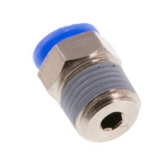 4mm x R1/8'' Messing/POM Insteekfitting buitendraad Compact Ontwerp NBR [5 Stuks]