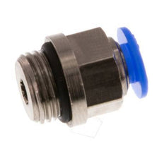 4mm x G1/8'' Push-in Fitting with Male Threads Brass/POM NBR Compact Design [5 Pieces]