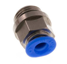 4mm x G1/8'' Messing/POM Insteekfitting buitendraad Compact Ontwerp NBR [5 Stuks]