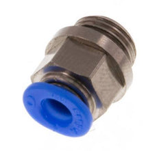 4mm x G1/8'' Push-in Fitting with Male Threads Brass/POM NBR Compact Design [5 Pieces]