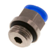 4mm x G1/8'' Messing/POM Insteekfitting buitendraad Compact Ontwerp NBR [5 Stuks]