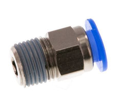 6mm x R1/8'' Messing/POM Insteekfitting buitendraad Compact Ontwerp NBR [5 Stuks]