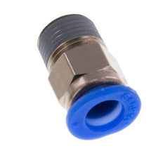 6mm x R1/8'' Messing/POM Insteekfitting buitendraad Compact Ontwerp NBR [5 Stuks]