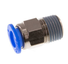 6mm x R1/8'' Messing/POM Insteekfitting buitendraad Compact Ontwerp NBR [5 Stuks]