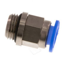 6mm x G1/8'' Messing/POM Insteekfitting buitendraad Compact Ontwerp NBR [5 Stuks]