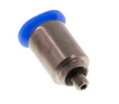 4mm x M 3 Staal/POM Insteekfitting Buitendraad Binnenzeskant Compact Ontwerp NBR [2 Stuks]