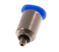 4mm x M 3 Staal/POM Insteekfitting Buitendraad Binnenzeskant Compact Ontwerp NBR [2 Stuks]