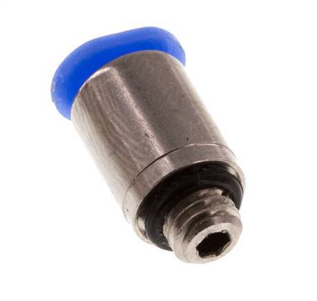3mm x M 5 Messing/POM Insteekfitting buitendraad Binnenzeskant Compact Ontwerp NBR [5 Stuks]