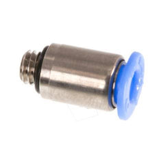 4mm x M 5 Messing/POM Insteekfitting buitendraad Binnenzeskant Compact Ontwerp NBR [5 Stuks]