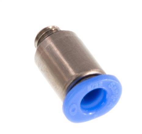 4mm x M 5 Messing/POM Insteekfitting buitendraad Binnenzeskant Compact Ontwerp NBR [5 Stuks]