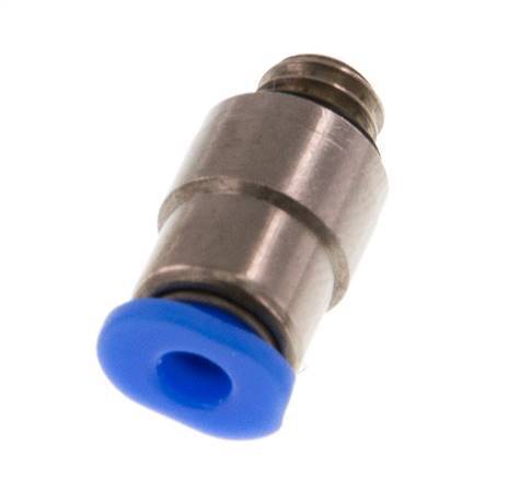 3mm x M 6 Messing/POM Insteekfitting Buitendraad Binnenzeskant Compact Ontwerp NBR [2 Stuks]