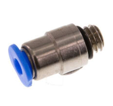 3mm x M 6 Messing/POM Insteekfitting Buitendraad Binnenzeskant Compact Ontwerp NBR [2 Stuks]