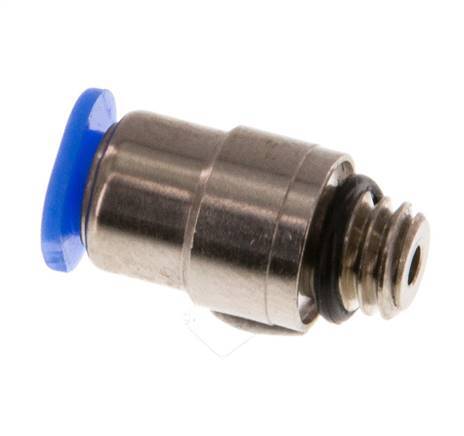 3mm x M 6 Messing/POM Insteekfitting Buitendraad Binnenzeskant Compact Ontwerp NBR [2 Stuks]