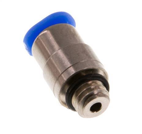 3mm x M 6 Messing/POM Insteekfitting Buitendraad Binnenzeskant Compact Ontwerp NBR [2 Stuks]