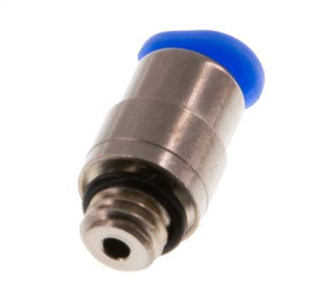 3mm x M 6 Messing/POM Insteekfitting Buitendraad Binnenzeskant Compact Ontwerp NBR [2 Stuks]