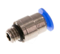 4mm x M 6 Messing/POM Insteekfitting Buitendraad Binnenzeskant Compact Ontwerp NBR [2 Stuks]