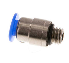 4mm x M 6 Messing/POM Insteekfitting Buitendraad Binnenzeskant Compact Ontwerp NBR [2 Stuks]