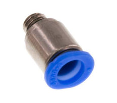 6mm x M 6 Messing/POM Insteekfitting Buitendraad Binnenzeskant Compact Ontwerp NBR [2 Stuks]