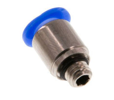 6mm x M 6 Messing/POM Insteekfitting Buitendraad Binnenzeskant Compact Ontwerp NBR [2 Stuks]