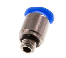 6mm x M 6 Messing/POM Insteekfitting Buitendraad Binnenzeskant Compact Ontwerp NBR [2 Stuks]