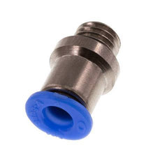 4mm x M 7 Messing/POM Insteekfitting buitendraad Binnenzeskant Compact Ontwerp NBR [5 Stuks]