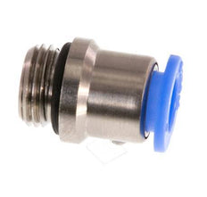 6mm x G1/8'' Messing/POM Insteekfitting buitendraad Binnenzeskant Compact Ontwerp NBR [5 Stuks]