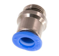 6mm x G1/8'' Messing/POM Insteekfitting buitendraad Binnenzeskant Compact Ontwerp NBR [5 Stuks]