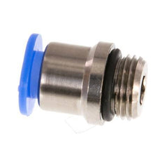 6mm x G1/8'' Messing/POM Insteekfitting buitendraad Binnenzeskant Compact Ontwerp NBR [5 Stuks]