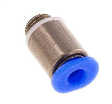 3mm x M 6 x 0.75 Messing/POM Insteekfitting buitendraad Binnenzeskant Compact Ontwerp NBR [5 Stuks]