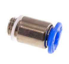 4mm x M 6 x 0.75 Messing/POM Insteekfitting buitendraad Binnenzeskant Compact Ontwerp NBR [5 Stuks]