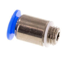 4mm x M 6 x 0.75 Messing/POM Insteekfitting buitendraad Binnenzeskant Compact Ontwerp NBR [5 Stuks]