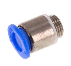 6mm x M 8 x 0.75 Messing/POM Insteekfitting buitendraad Binnenzeskant Compact Ontwerp NBR [5 Stuks]