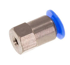 4mm x M 3 Staal/POM Insteekfitting Binnendraad Compact Ontwerp NBR [2 Stuks]