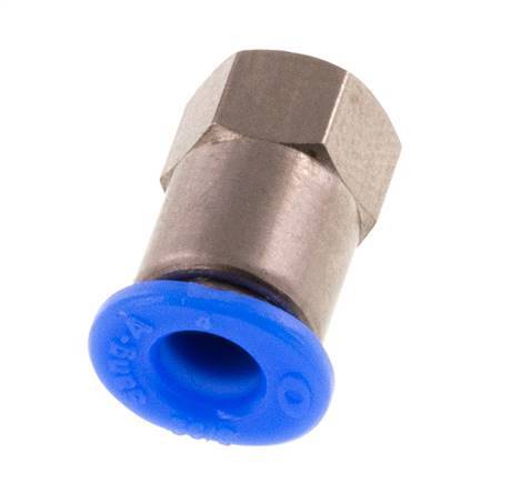 4mm x M 3 Staal/POM Insteekfitting Binnendraad Compact Ontwerp NBR [2 Stuks]