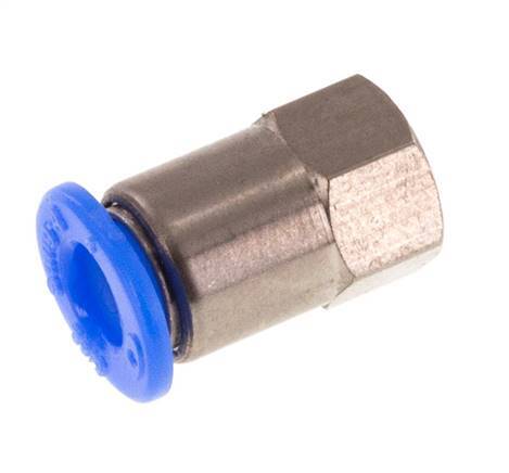 4mm x M 3 Staal/POM Insteekfitting Binnendraad Compact Ontwerp NBR [2 Stuks]