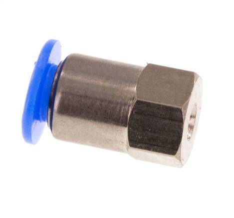 4mm x M 3 Staal/POM Insteekfitting Binnendraad Compact Ontwerp NBR [2 Stuks]