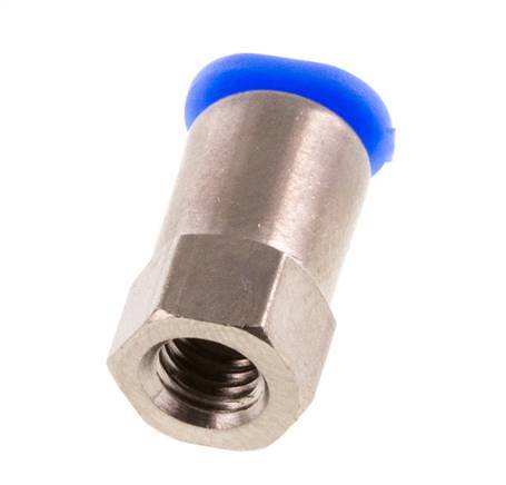 3mm x M 5 Messing/POM Insteekfitting Binnendraad Compact Ontwerp NBR [2 Stuks]