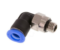 6mm x M 7 90 graden L-verbinding Messing/PBT Insteekfitting Buitendraad Kort Draaibaar Compact Ontwerp NBR [2 Stuks]
